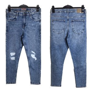 Denim Jeans Pant for Men's Regular Fit Stretch Leg