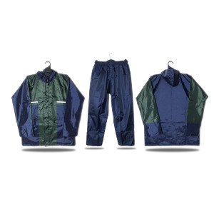 Waterproof for Bike Reversible Double Layer with Hood Raincoat for Men